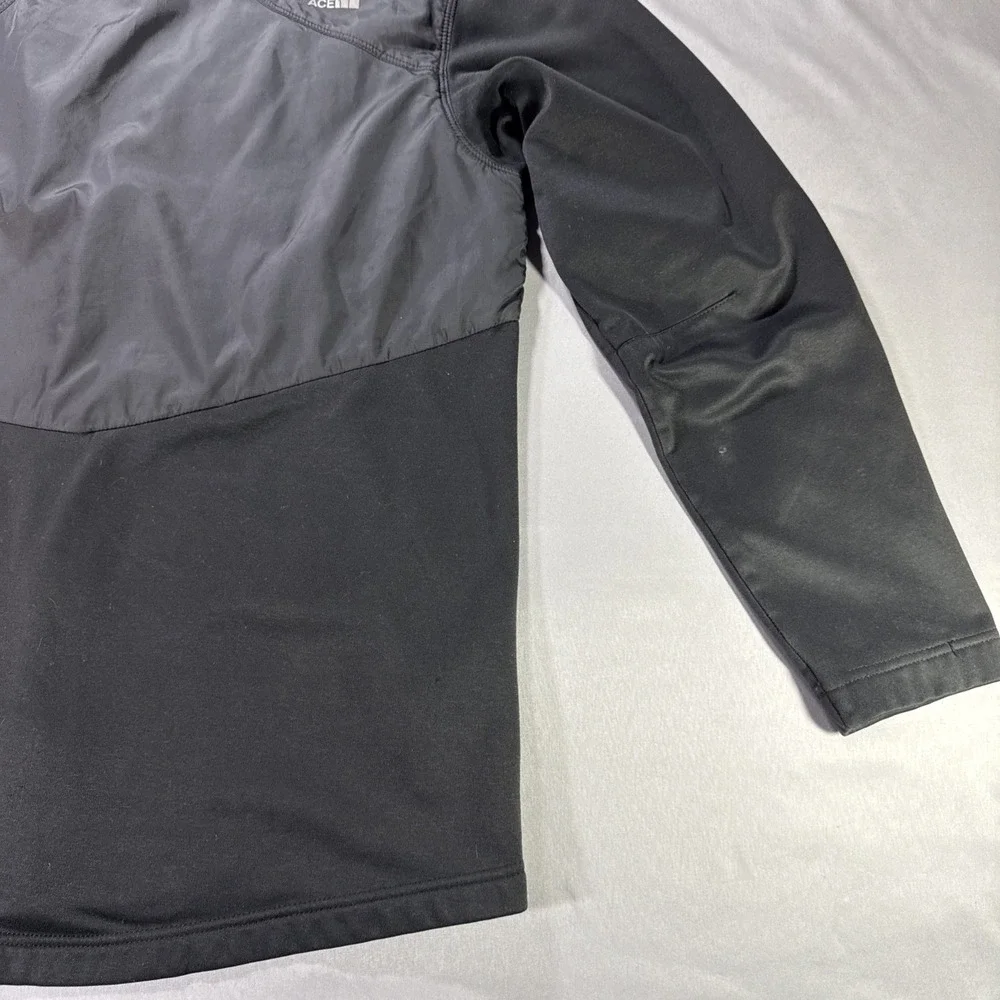 The North Face Cinder Jacket Mens Medium Black Hybrid Full Zip Fleece Technical